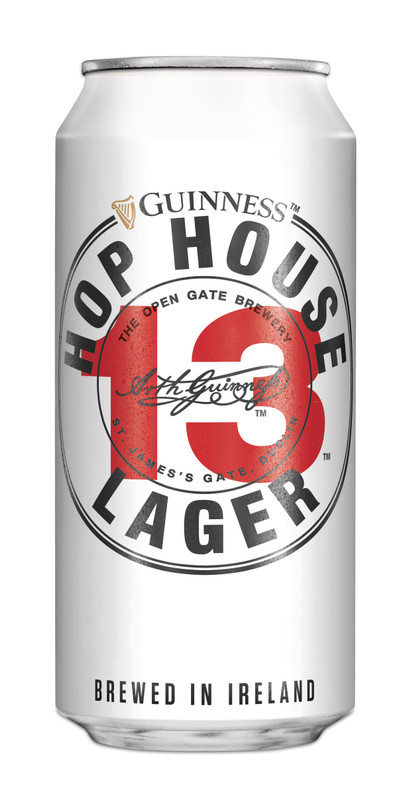 Пиво Guinness Хоп хаус 13 лагер светлое фильтрованное 5%, 440мл