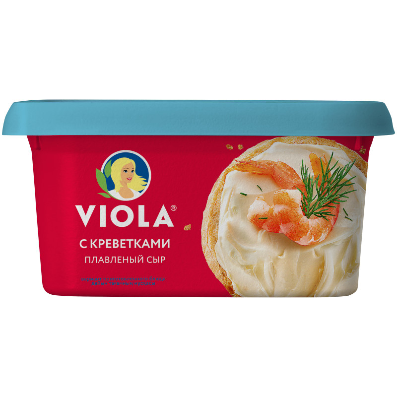 Сыр Viola Виола плавленый с креветками 35%, 400г — фото 1