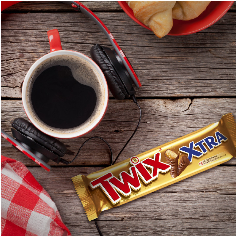 Батончик шоколадный Twix Экстра с печеньем, 82г — фото 4