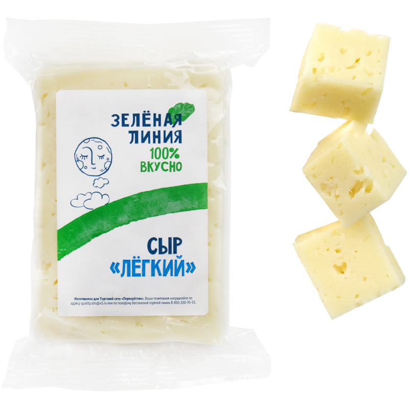 Сыр Лёгкий 30% Зелёная Линия — фото 1