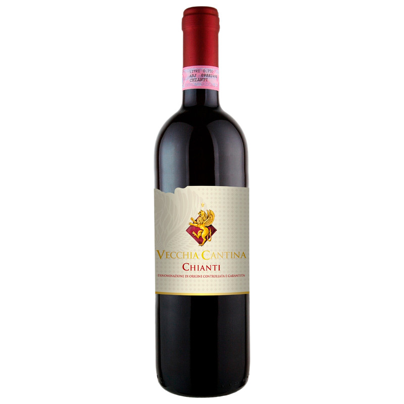 Вино Vecchia Cantina Chianti DOCG Bio красное сухое 12.5%, 750мл