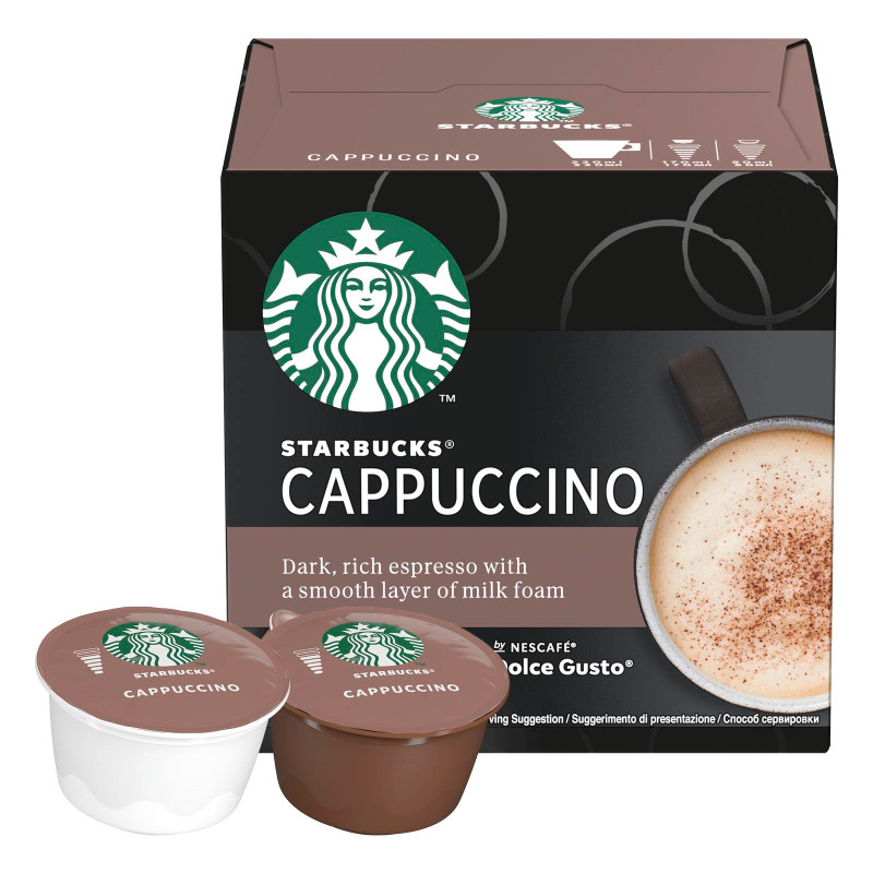 Кофе в капсулах Starbucks Cappuccino для Dolce Gusto, 6x20г — фото 1