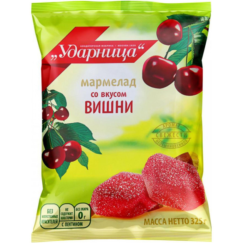 Мармелад Ударница Вишня, 325г