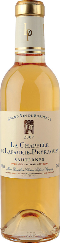 Вино Chateau Lafaurie-Peyraguey Ля Шапель де Лафори-Пейраге белое сладкое 9.1-13%, 375мл