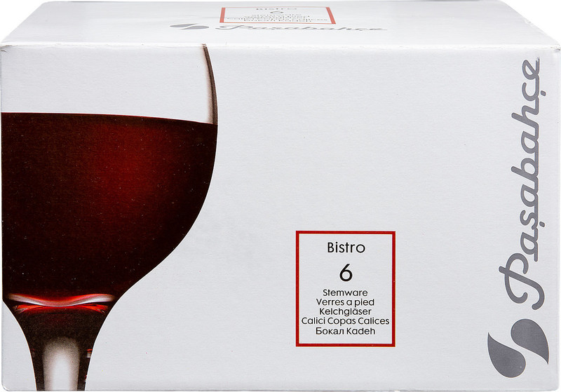 Набор бокалов Pasabahce Bistro для вина, 6х210мл — фото 1