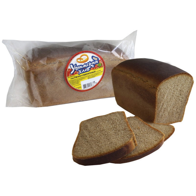 Хлеб Уфимский Хлеб ржано-пшеничный формовой, 500г