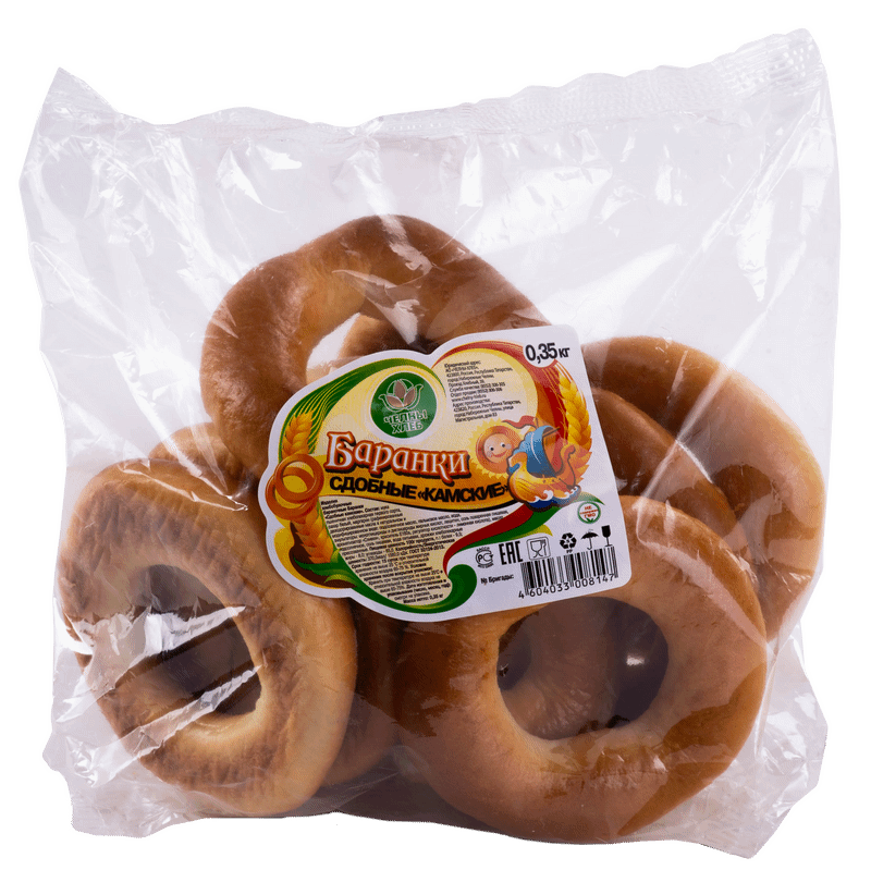 Баранки Челны-Хлеб сдобные, 350г — фото 1