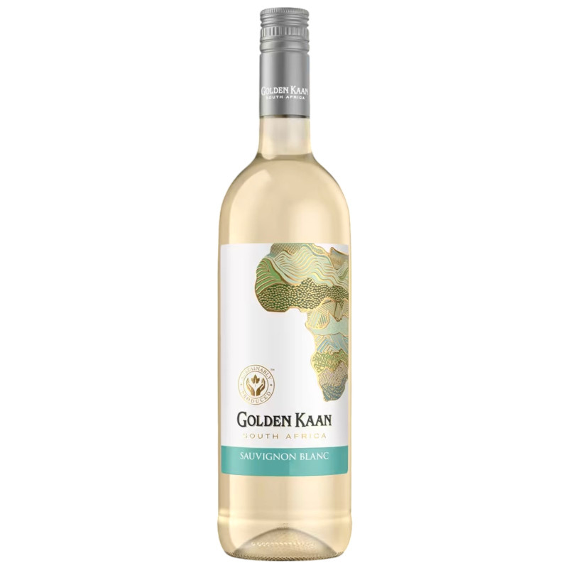 Вино Golden Kaan Sauvignon Blanc сортовое молодое белое полусухое, 750мл