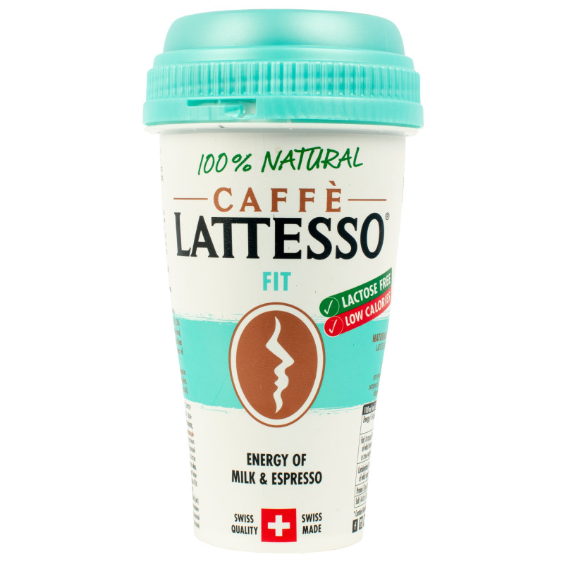 Напиток молочный Lattesso Fit с печеньем 1.2%, 250мл