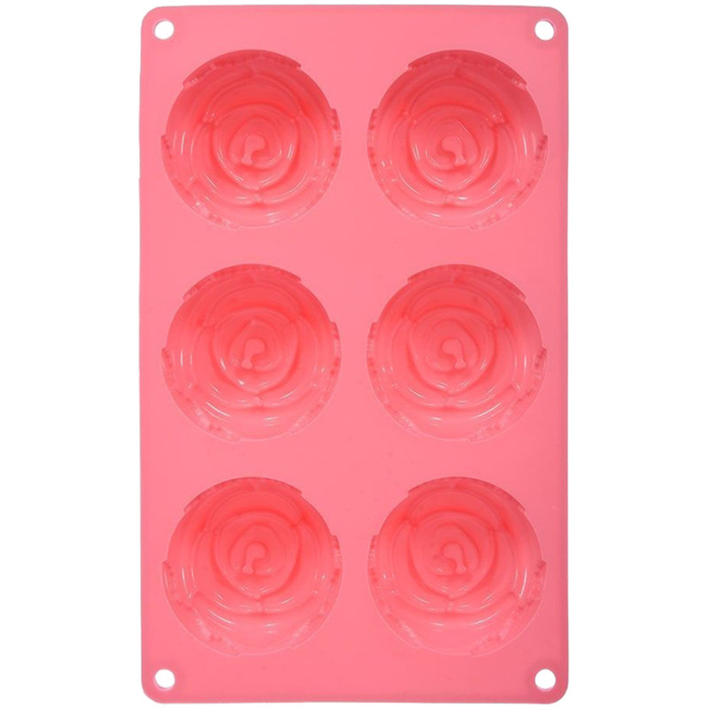 Форма для выпечки Marmiton Розы силиконовая, 24х16.5х3.5см — фото 1
