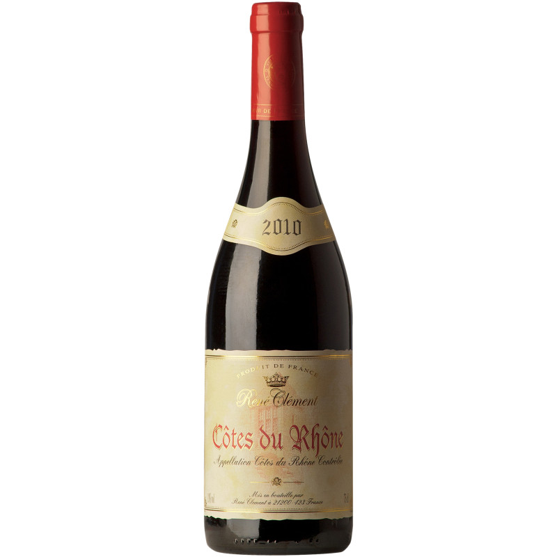 Вино Rene Clement Cotes-du-Rhone Блан белое сухое 13.5%, 375мл