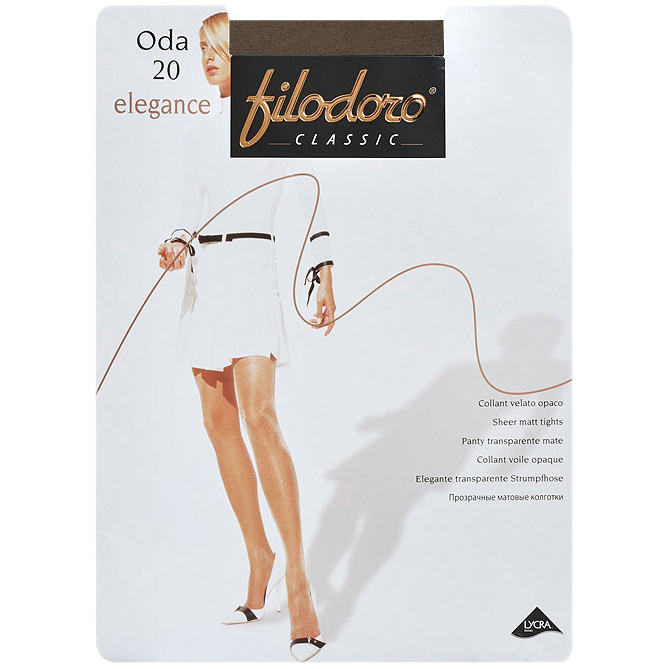 Колготки Filodoro Classic Oda Elegance 20 den Glace р.4