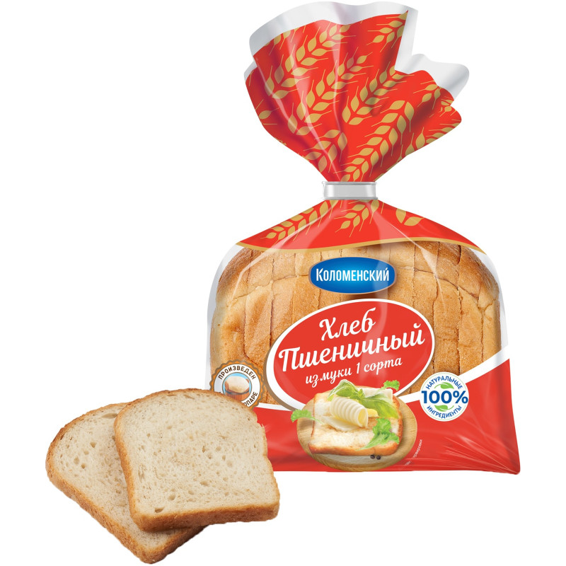 Хлеб БКК Коломенский Пшеничный, 380г — фото 1