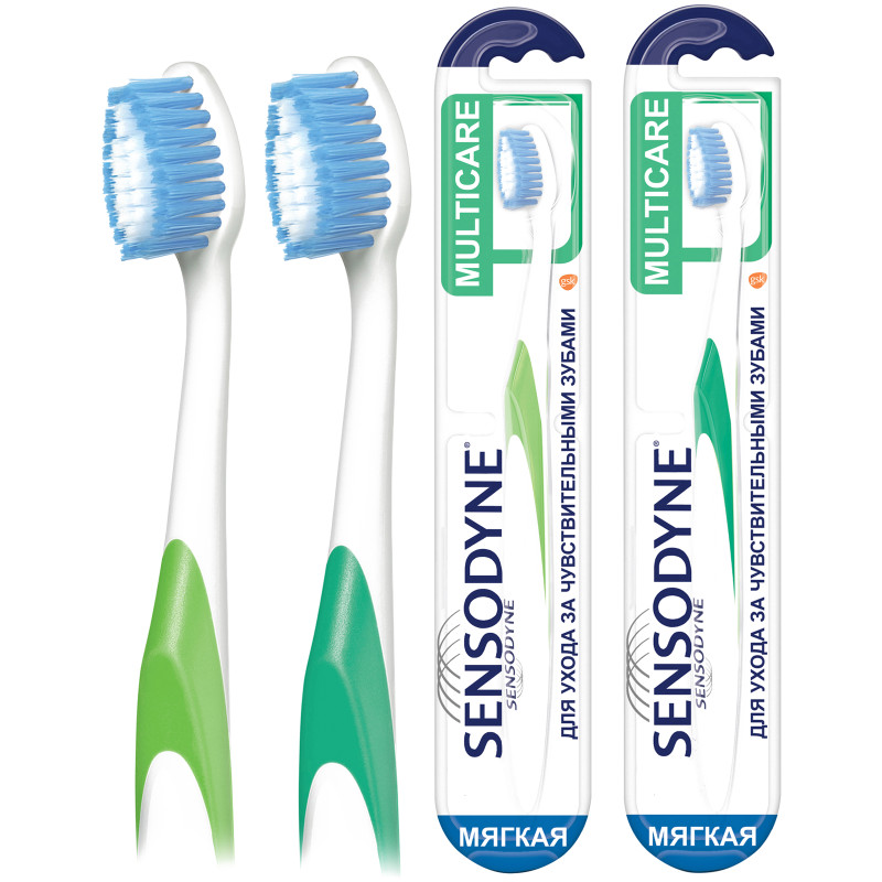 Зубная щётка Sensodyne Multicare мягкая — фото 1