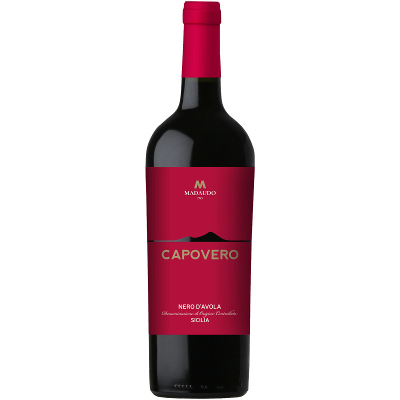 Вино Capovero Nero d'Avola сухое красное, 750мл