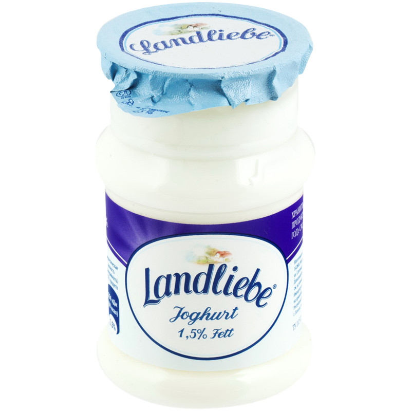 Йогурт Landliebe натуральный 1.5%, 130г — фото 1