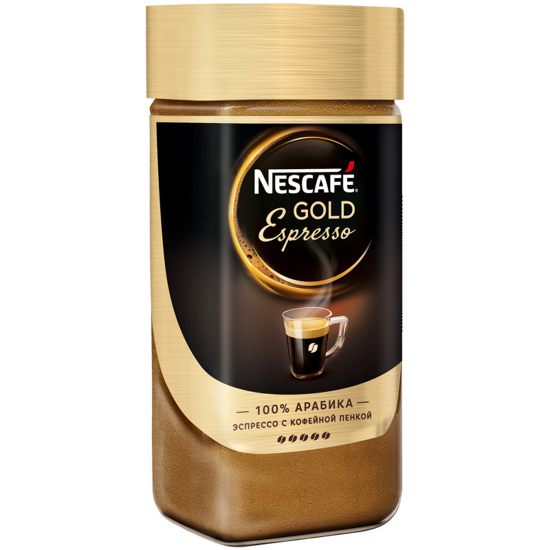 Кофе Nescafé Gold Espresso натуральный растворимый порошкообразный, 85г — фото 1