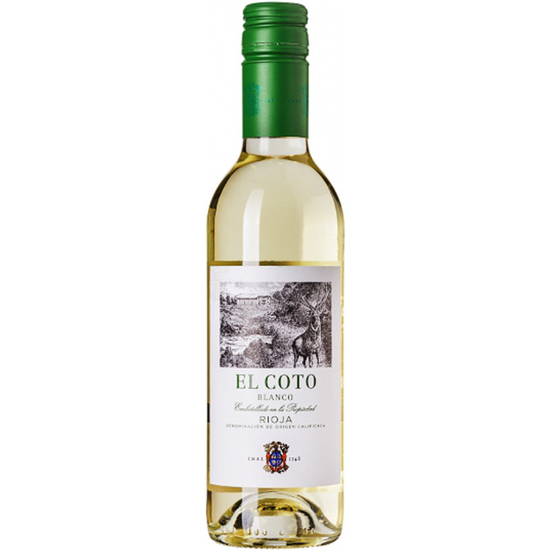 Вино El Coto Blanco Rioja белое сухое 12%, 375мл