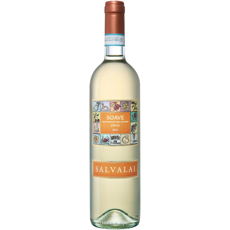 Вино Salvalai Soave Classico белое сухое 12%, 750мл
