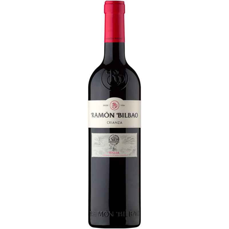 Вино Ramon Bilbao Crianza Rioja DOC красное сухое 14%, 750мл
