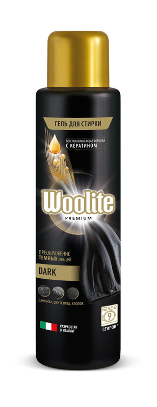 Гель для стирки Woolite Premium Dark, 450мл