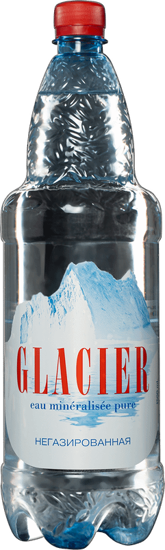 Вода Glacier питьевая очищенная негазированная, 1.5л