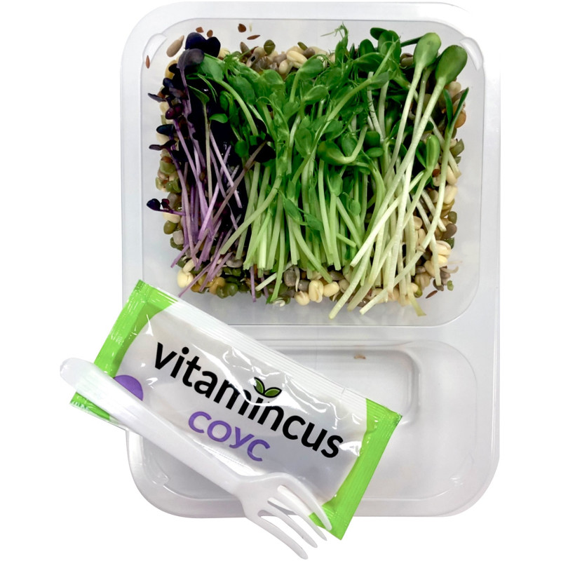 Смесь салатная Vitamincus Живые Витамины ростковый, 100г — фото 1
