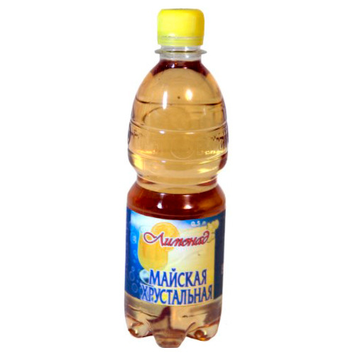 Лимонад Майская хрустальная безалкогольный газированный, 500мл