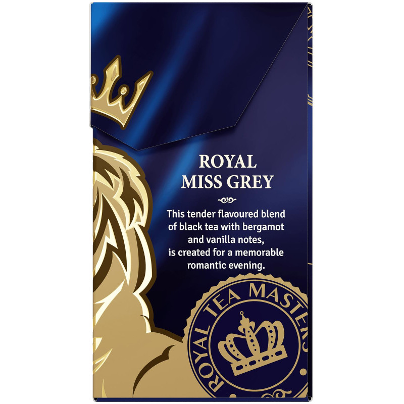 Чай Richard Royal Miss Grey чёрный бергамот ваниль, 20x1.7г — фото 6