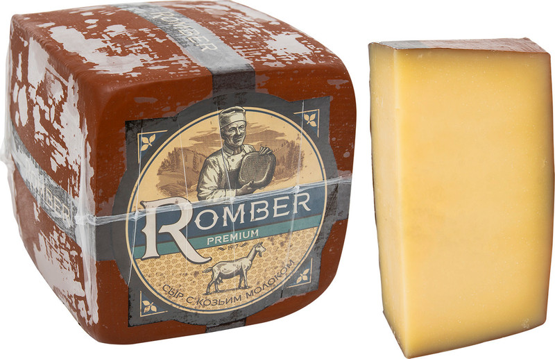 Сыр полутвёрдый Romber Premium с козьим молоком 50% — фото 1