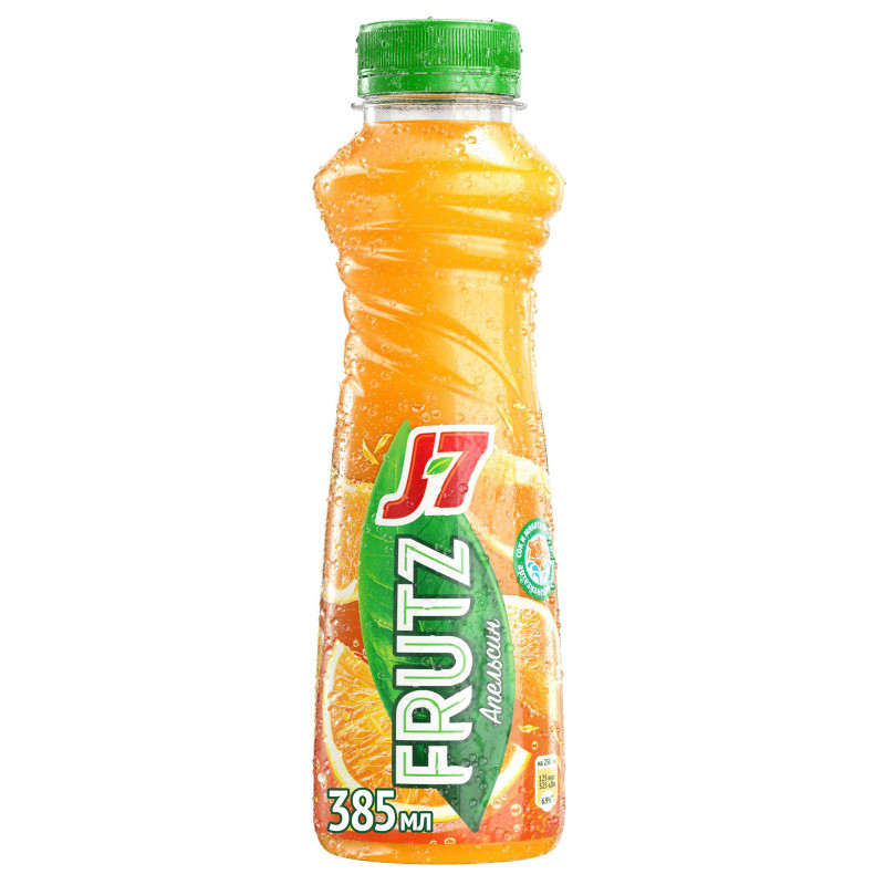 Напиток сокосодержащий J-7 Frutz Апельсин, 385мл