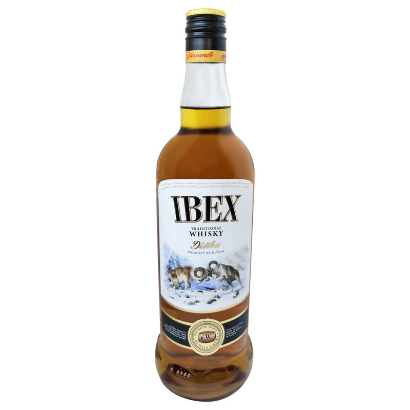 Виски Ibex российский купажированный 40%, 500мл