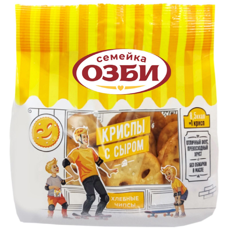 Криспы Семейка Озби с сыром, 100г