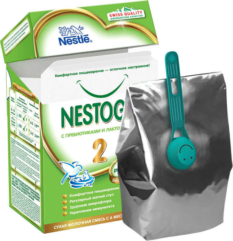 Смесь Nestlé Nestogen 2 Prebio1 с 6 месяцев, 700г — фото 3