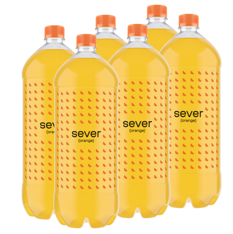 Напиток безалкогольный Sever Апельсин сильногазированный, 2л — фото 1