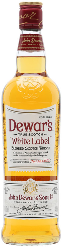 Виски Dewar's Вайт Лейбл 40%, 500мл