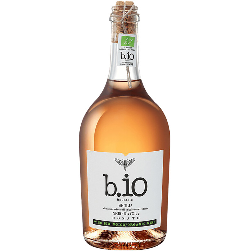 Вино B.IO Nero d'Avola Organic Rosato розовое сухое 12.5%, 750мл
