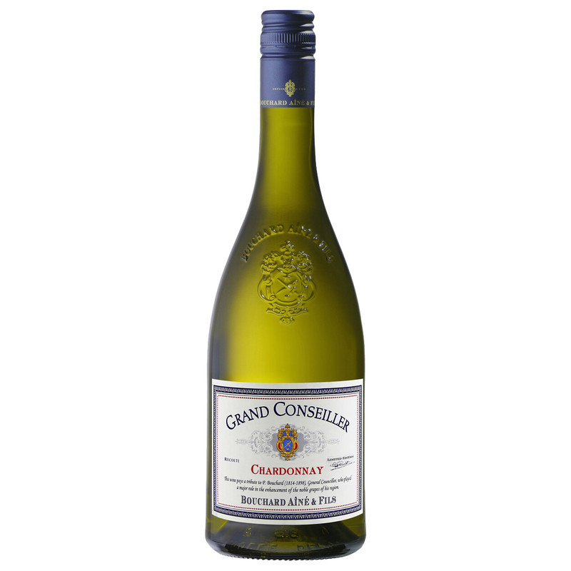 Вино Bouchard Aine&Fils Grand Conseiller Chardonnay белое сухое 12%, 750мл