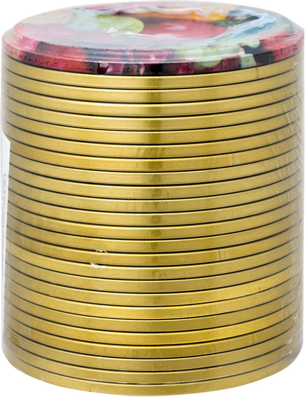 Крышка Ассорти для стеклянных банок металлическая обкатная СКО1-82, 25шт — фото 1