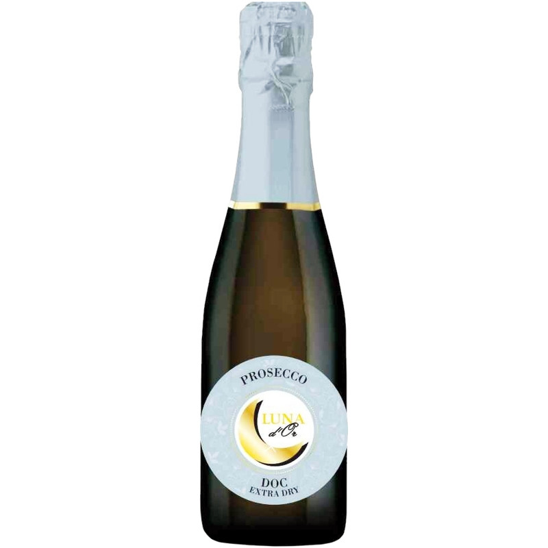 Вино игристое Luna D'Or Prosecco белое сухое, 200мл