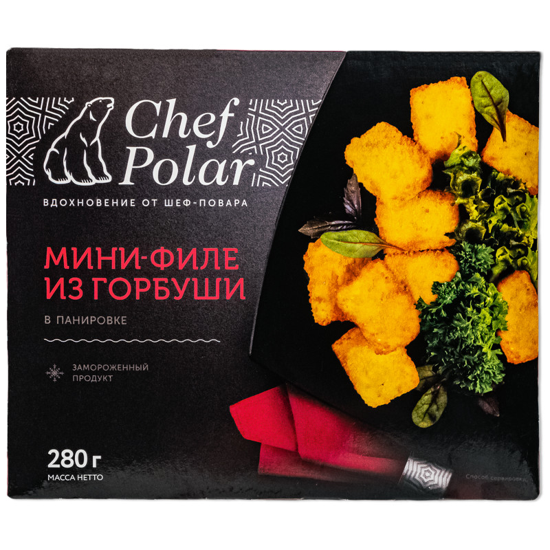 Мини-филе горбуши Chef Polar в панировке, 280г — фото 1