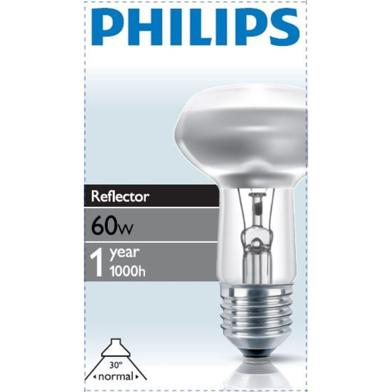 Лампа накаливания Philips Reflector NR63 E27 60W