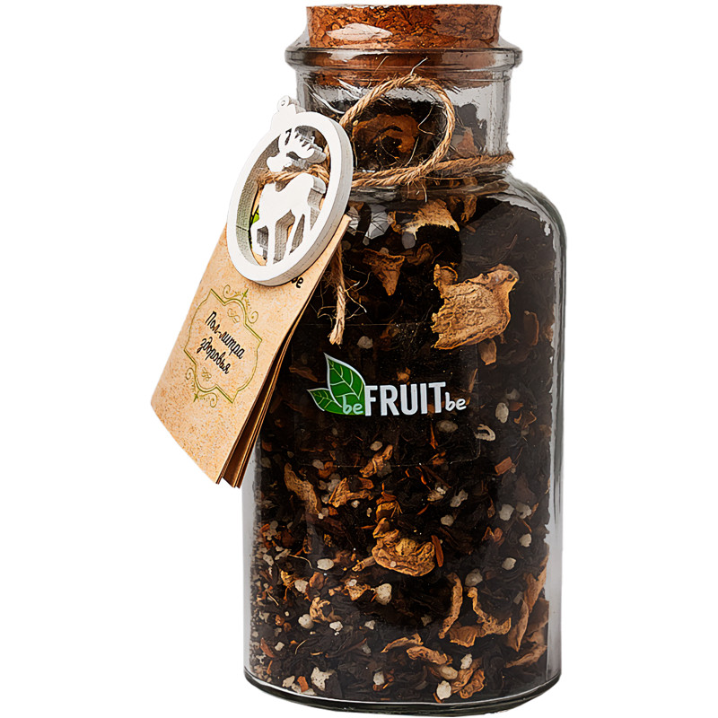 Чай beFRUITbe чёрный имбирь-корица-мёд, 160г