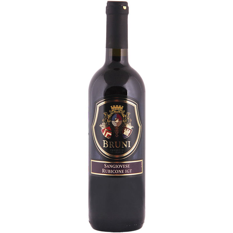 Вино Bruni Sangiovese Rubicone красное полусухое 12%, 750мл