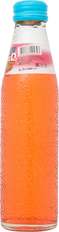 Напиток безалкогольный Сенежская +Кислород малина-мята слабогазированный, 180мл — фото 3