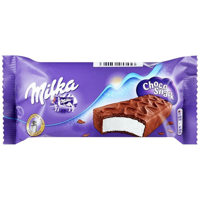 Пирожное бисквитное Milka молочный шоколад, 32г