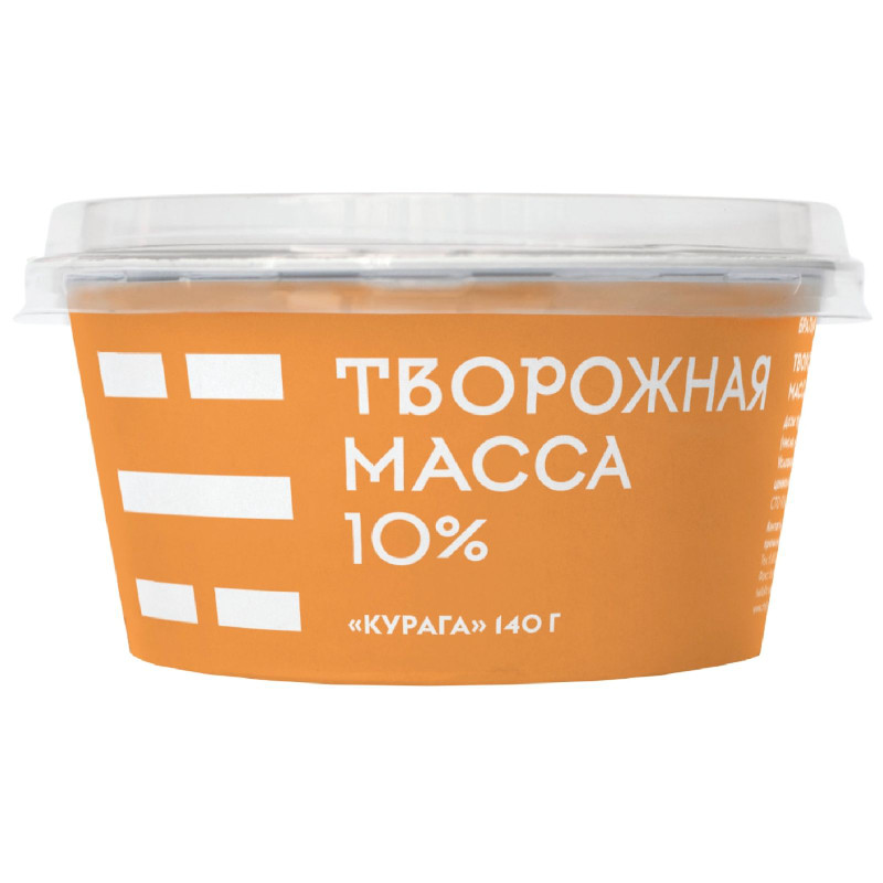 Творожная масса Братья Чебурашкины с курагой 10%, 140г