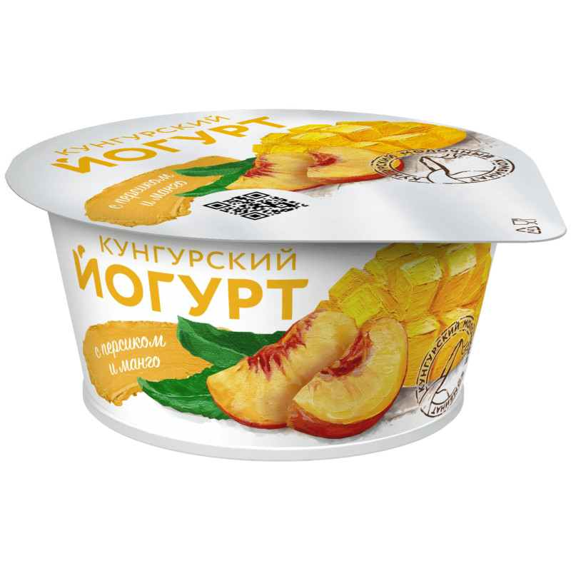 Йогурт Кунгурский с персиком манго 1.5%, 120г