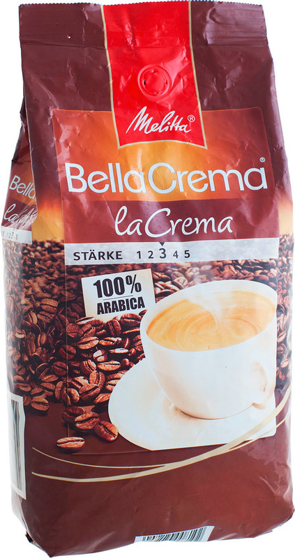 Кофе Melitta BellaCrema LaCrema в зёрнах, 1кг