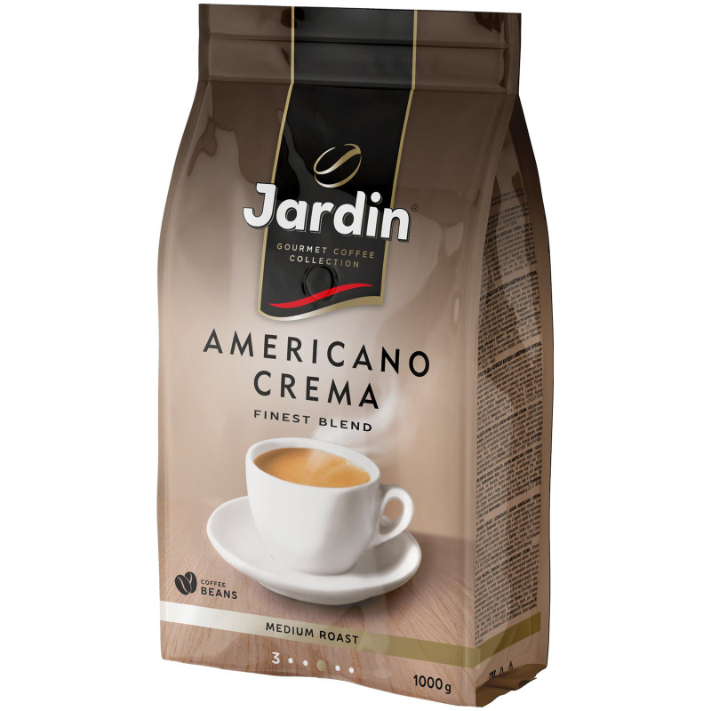 Кофе Jardin Americano Crema жареный в зёрнах, 1кг — фото 1